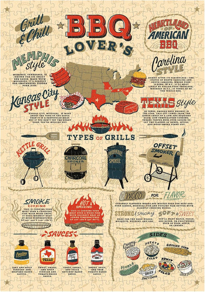 BBQ Lover's 500-piece Jigsaw Puzzle