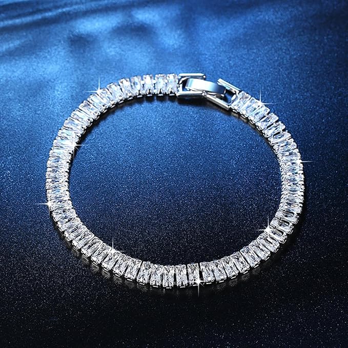 Silver Sparkle Rhinestone Bracelet