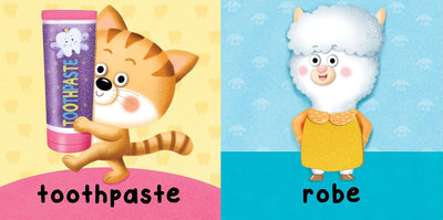 It's Bath Time - Children's Touch and Feel and Learn Sensory Board Book
