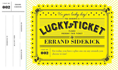 Lucky Tickets for Grandparents: 12 Gift Coupons
