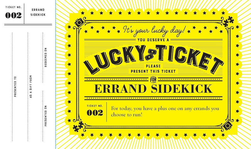 Lucky Tickets for Grandparents: 12 Gift Coupons
