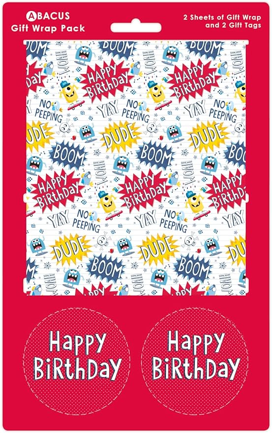 Birthday Gift Wrap Pack