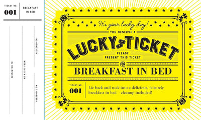 Lucky Tickets for Grandparents: 12 Gift Coupons