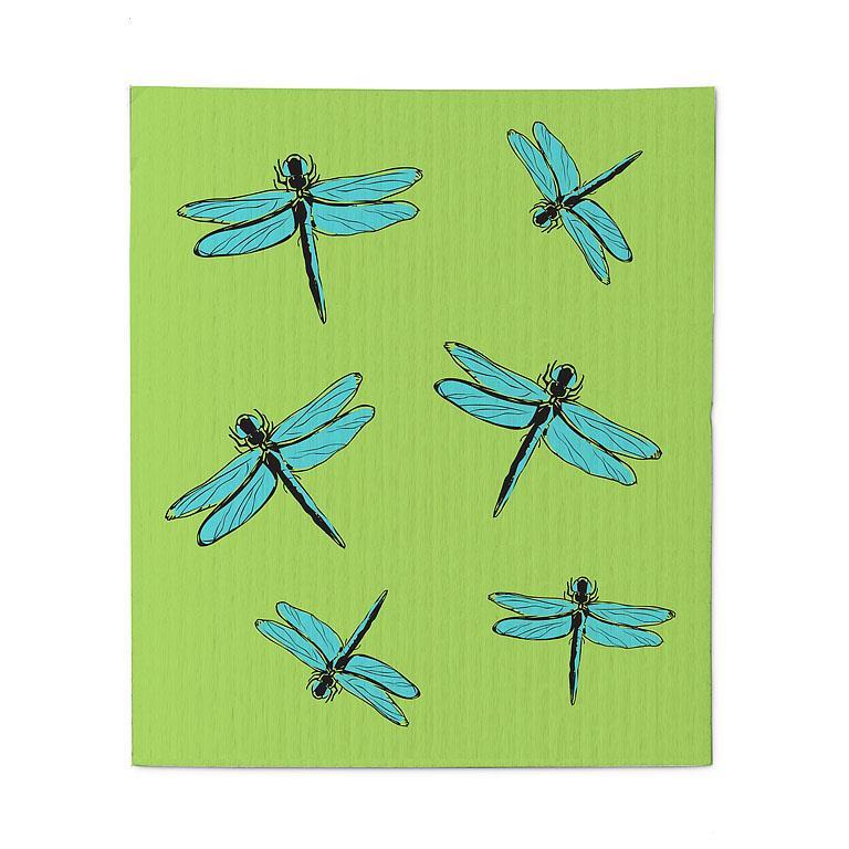 Dragonflies Dishcloths. Set of 2