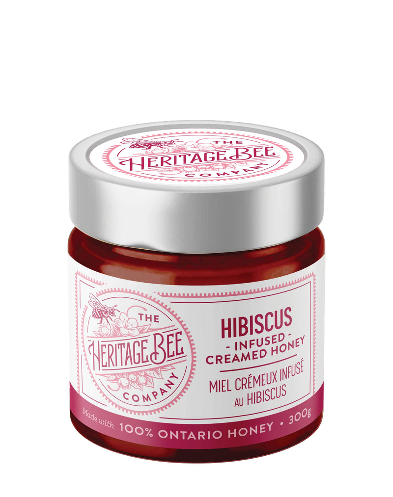 Hibiscus Creamed Honey- Made in Ontario