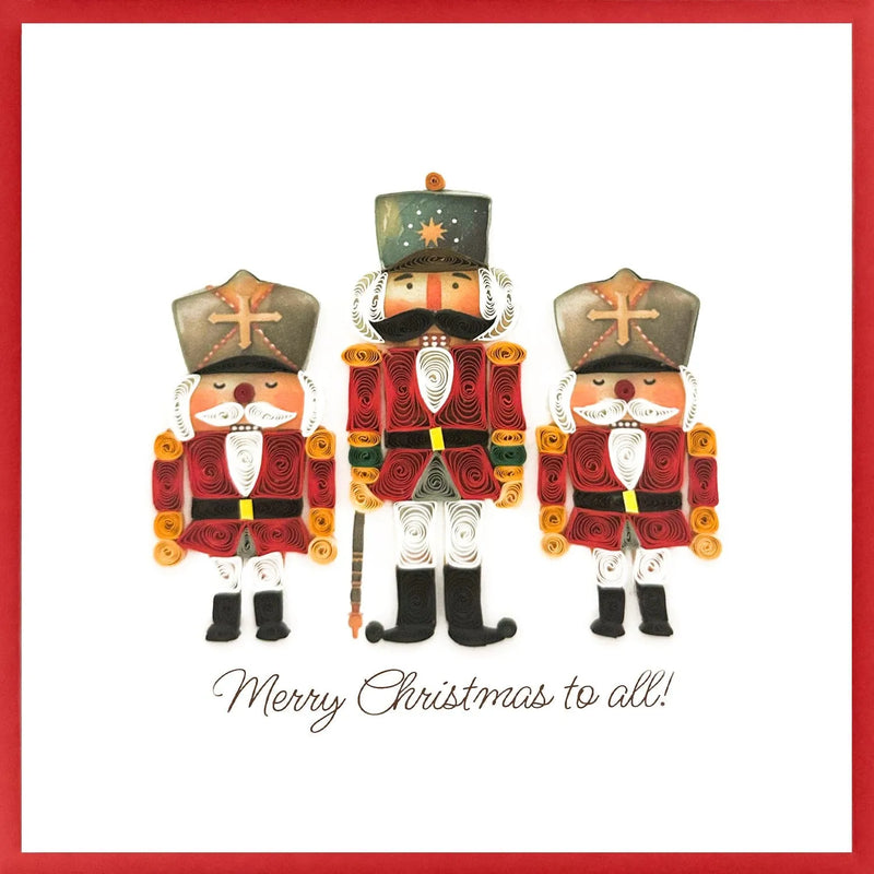 Nutcracker Trio Quilling Card