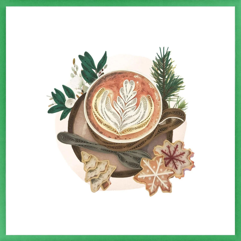 Cozy Cappuccino Quilling Card