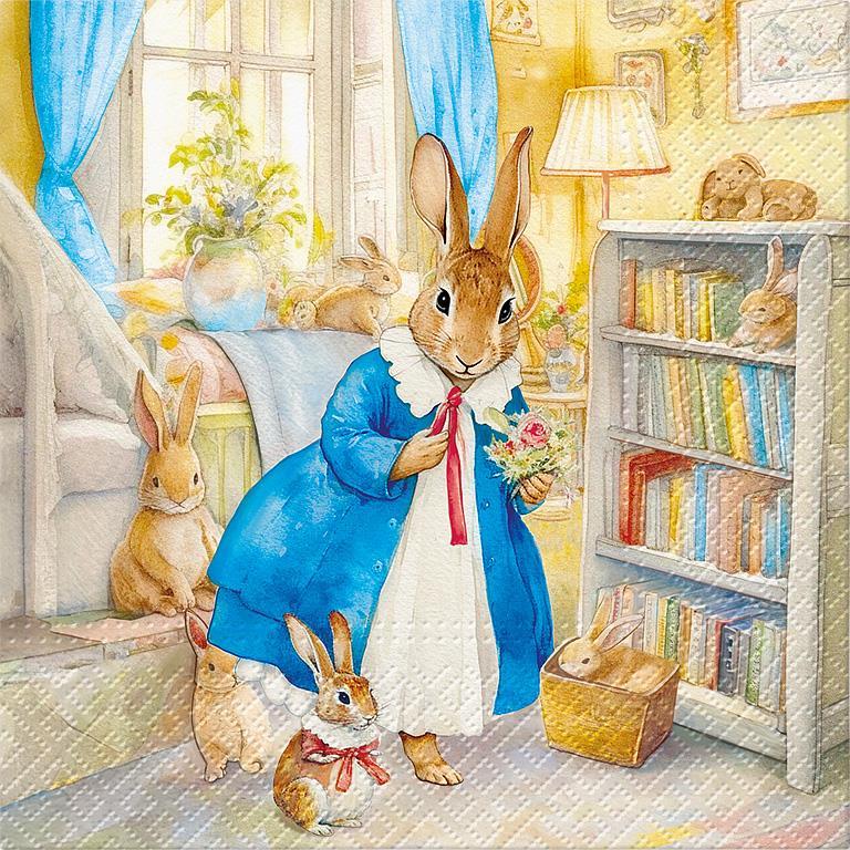 Luncheon Cozy Bunnies at  Home Napkins