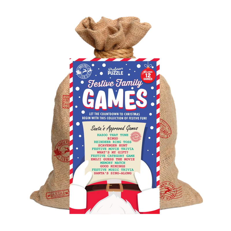 Festive Family Games - Includes 12 Festive Family Games
