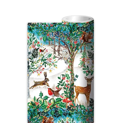 Winter Forest Glade gift Wrap Roll Museums & Galleries