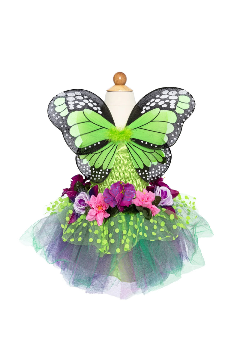 Fairy Blooms Deluxe Dress-GREEN