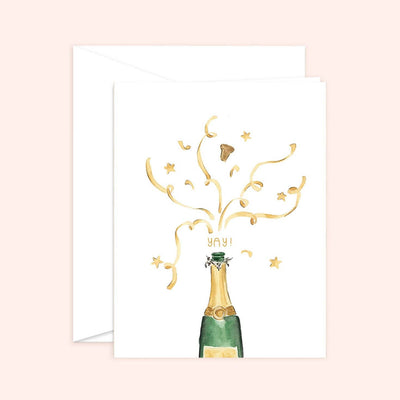 Pop the Champagne Card | Celebration Card