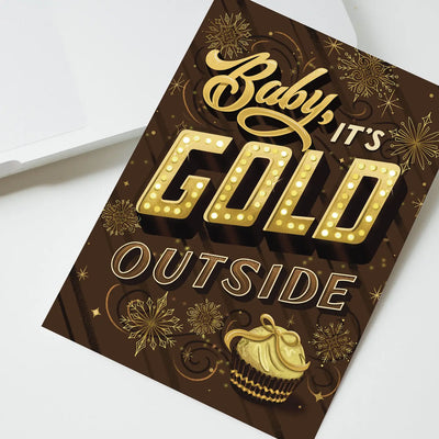 Baby It's Gold Outside (Ferrero Rocher) - Christmas Card