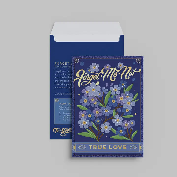 Forget-Me-Not (True Love) - Floriography Seed Packet