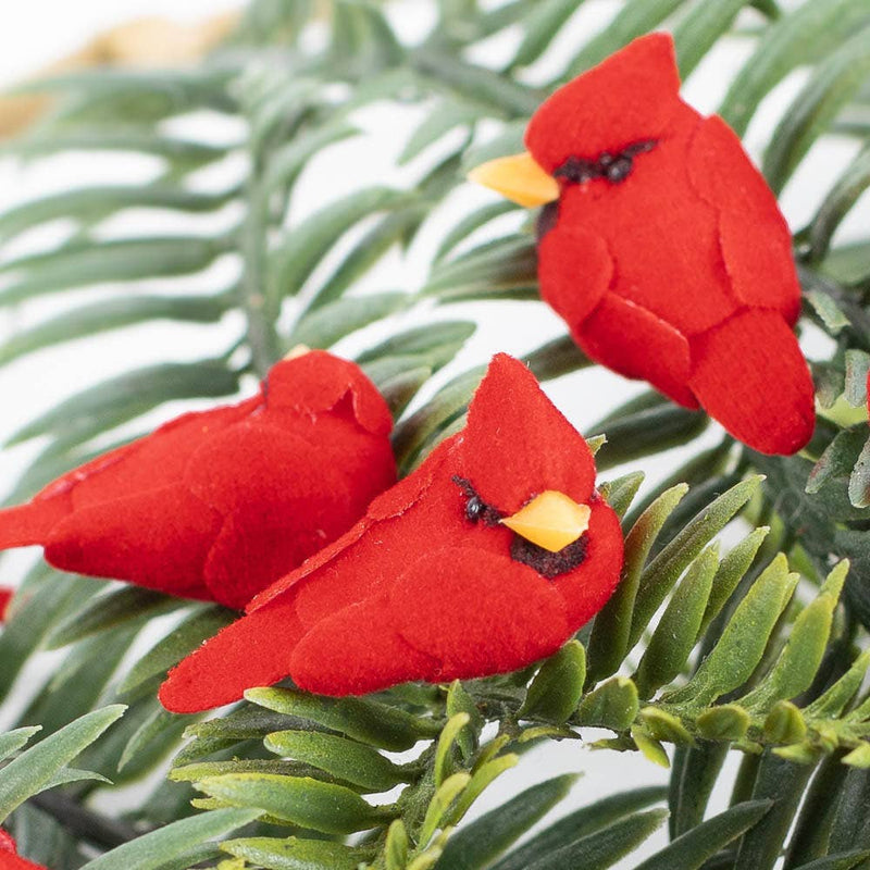 Miniature Red Cardinal Bird - Sold Individually