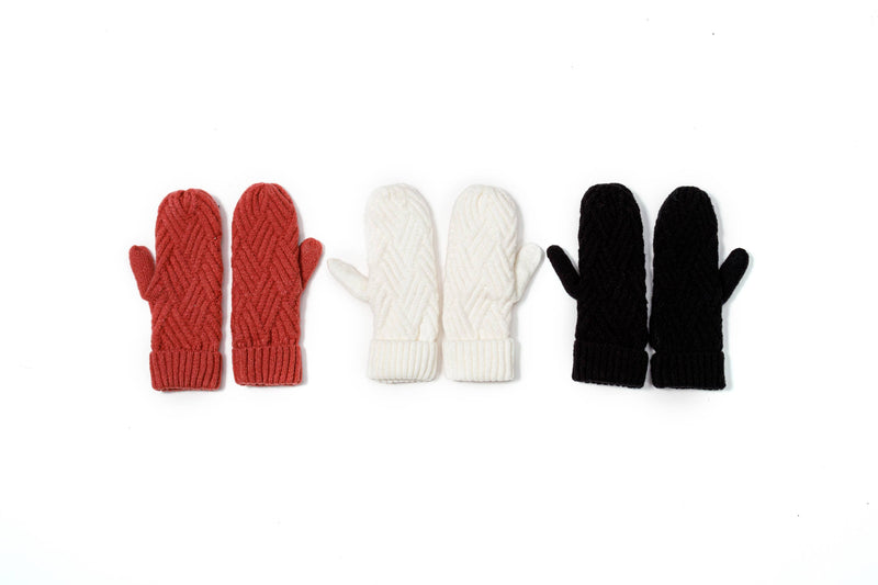 Winter Mittens with Fleece Lining - Sold Separately