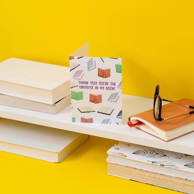 Thank You! You Are The Greatest In My Book! - Greeting Card