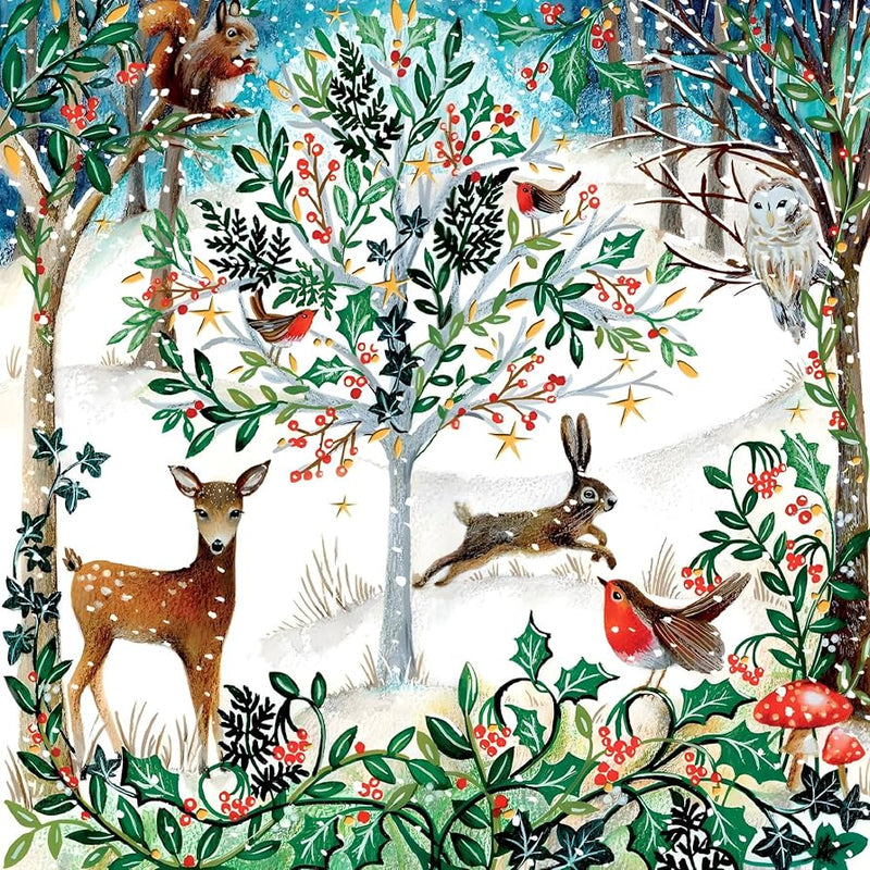 Winter Forest Glade gift Wrap Roll Museums & Galleries