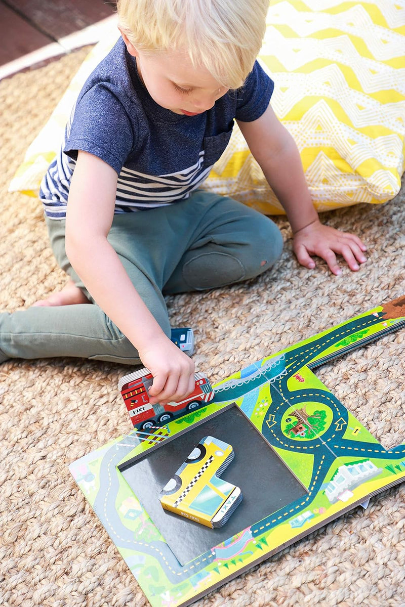 Read & Ride: Cars & Trucks: 4 board books inside!