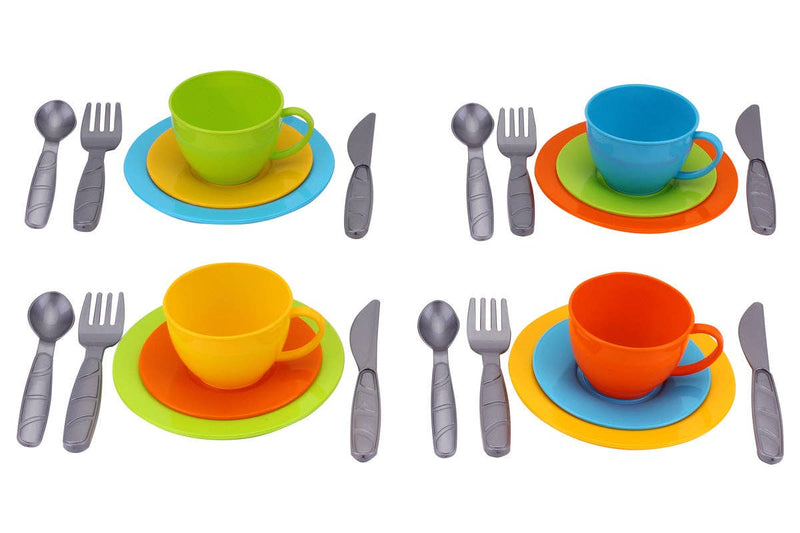 Play Dishes for Kids Kitchen - 33 Pcs Pretend Play- Made in Ukraine