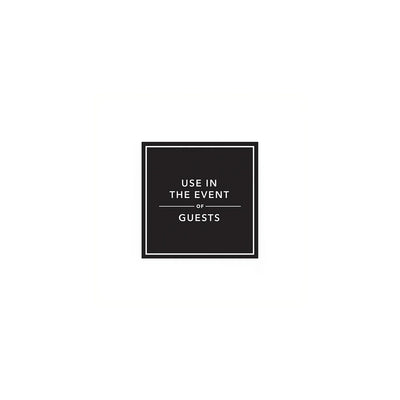 Use In The Event of Guests Printed Cocktail Napkin