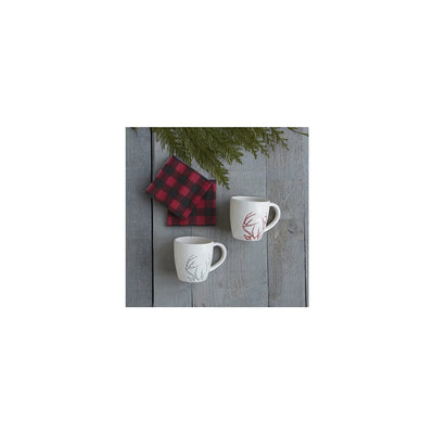 Buffalo Check Printed Cocktail Napkin