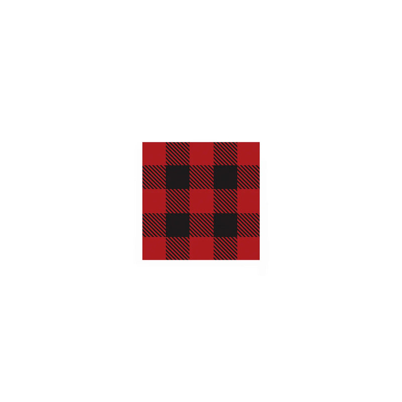 Buffalo Check Printed Cocktail Napkin