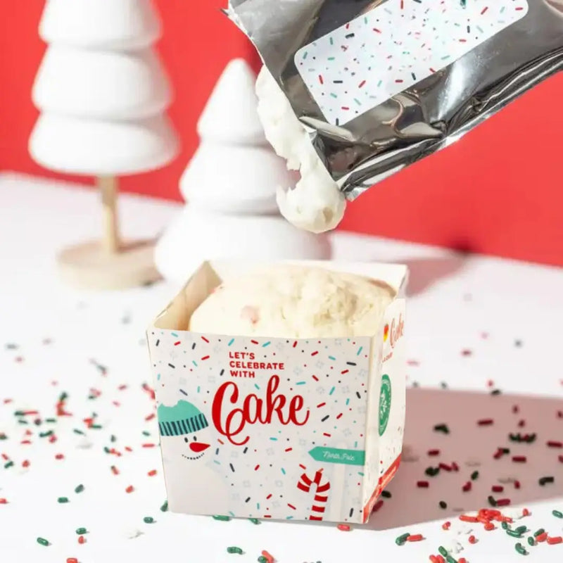 A Candy Cane Cake Kit