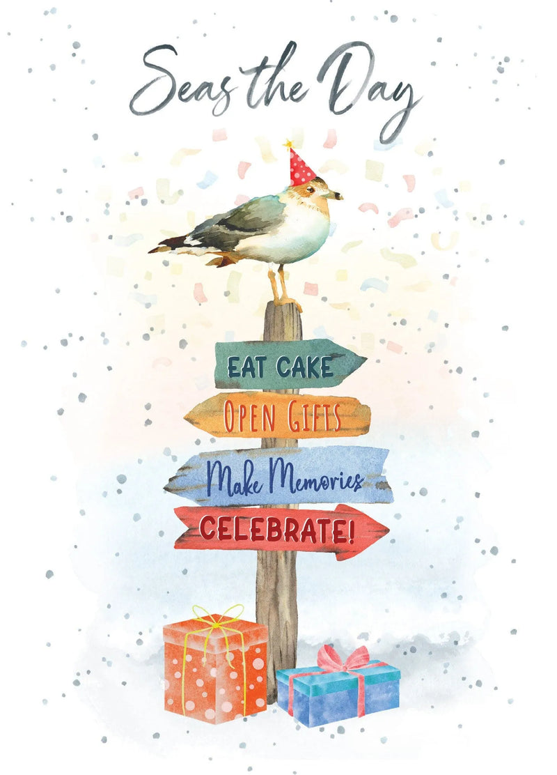 Seas the Day Birthday Card