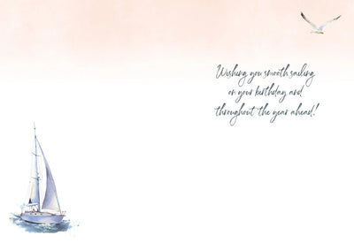 Smooth Sailing Birthday Card