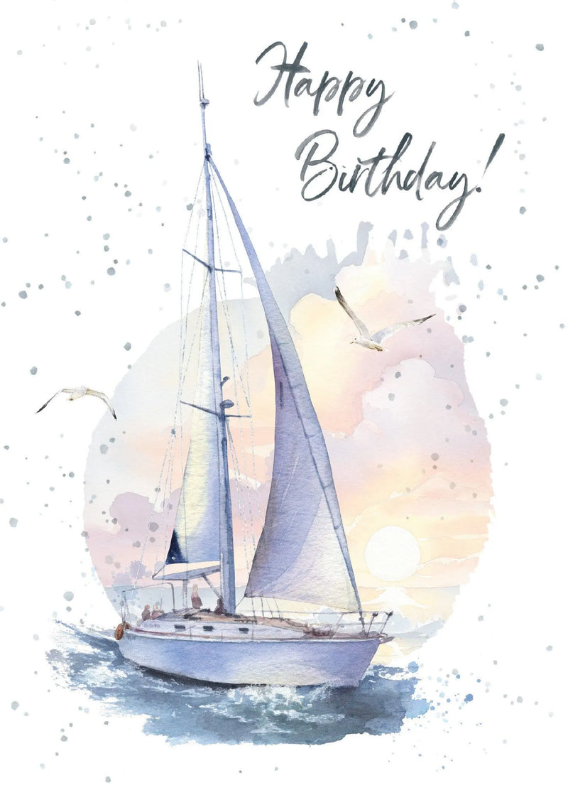 Smooth Sailing Birthday Card
