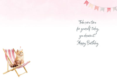 Take It Easy Birthday Card