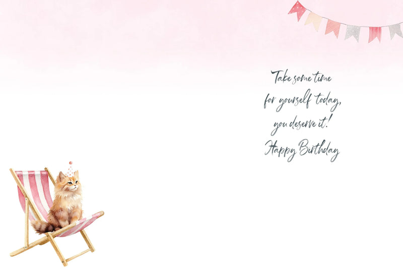 Take It Easy Birthday Card