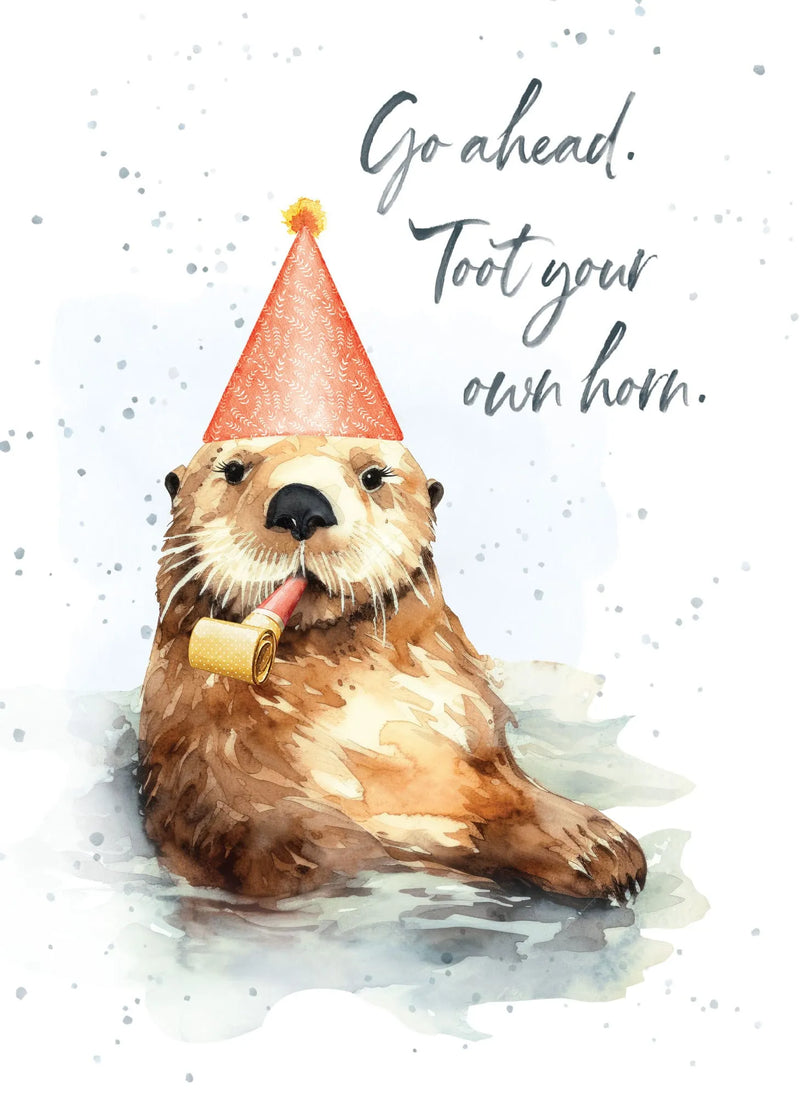 Toot Your Horn Birthday Card