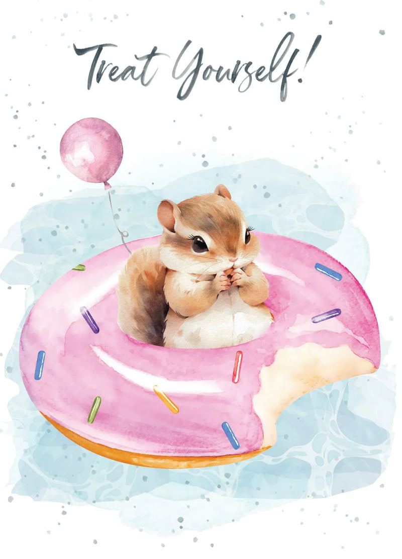 Treat Yourself Birthday Card