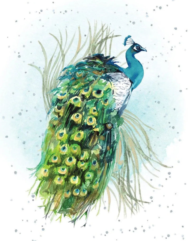 Enclosure Card-Proud as a Peacock