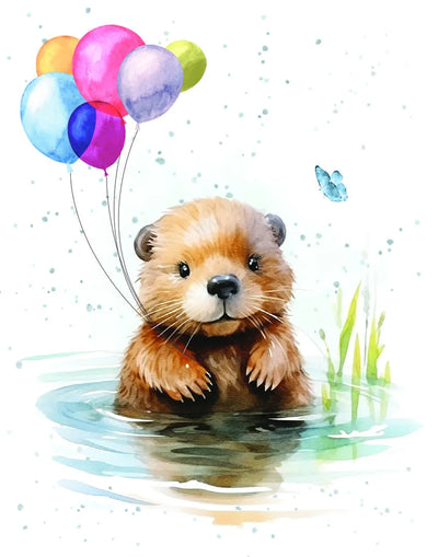 Enclosure Card Otterly Adorable