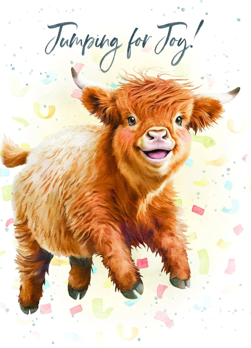 Jump for Joy Birthday Card