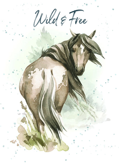 Wild & Free Birthday Card