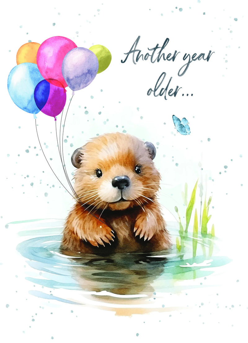 Otterly Fabulous Birthday Card