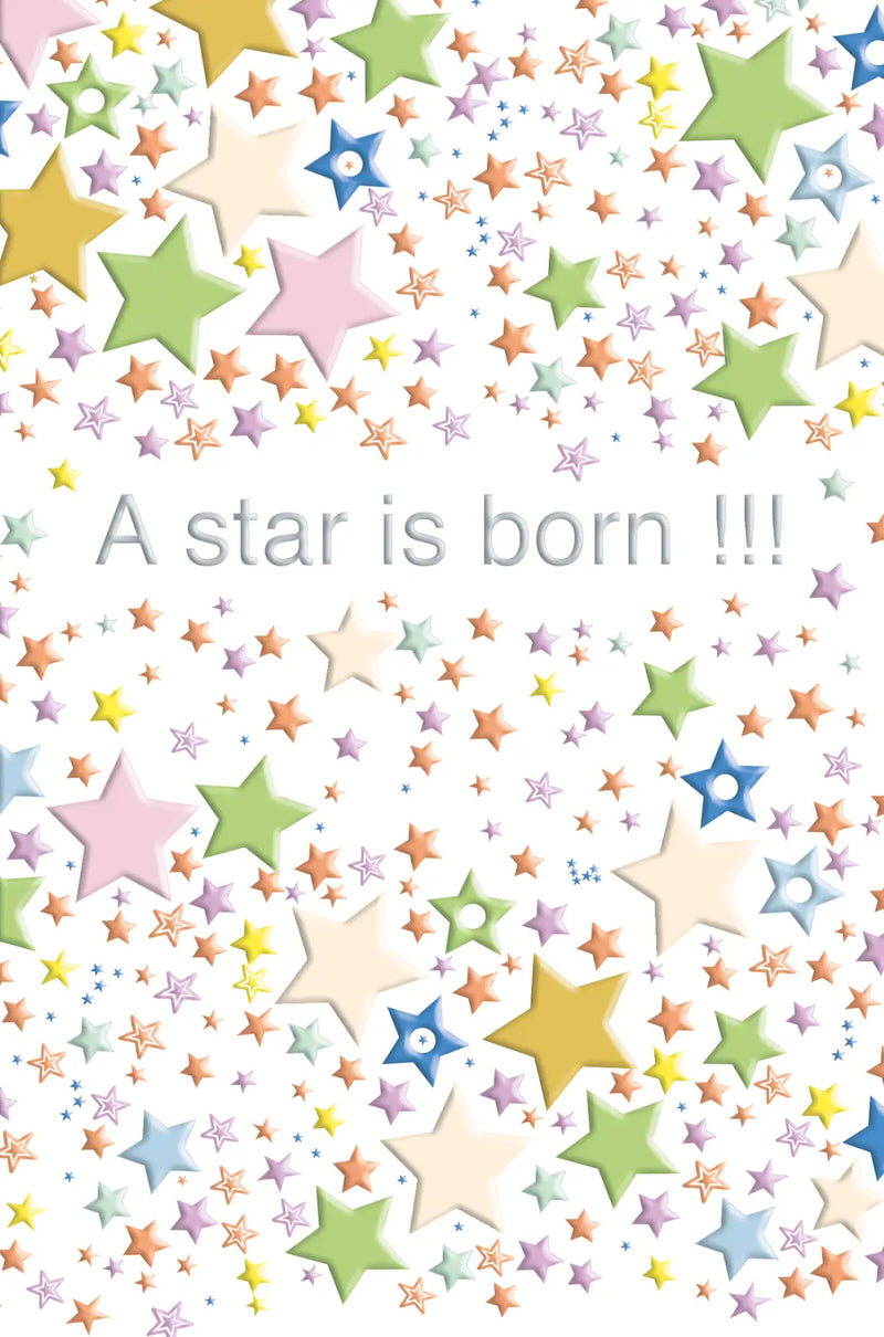 A star is born !!! Card