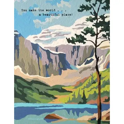 You Make the World A Beautiful Place Card