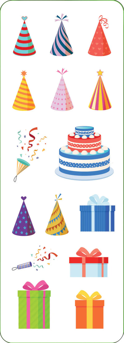 Birthday Sticker Set - 100 Stickers