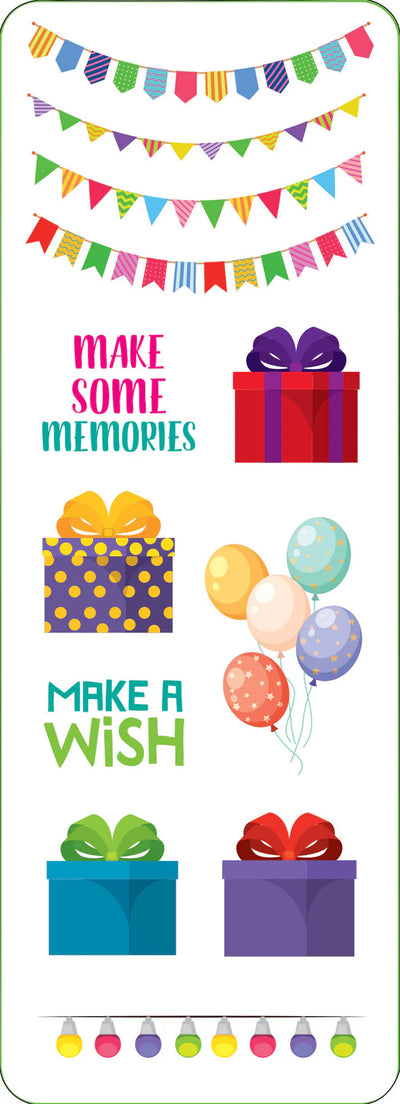 Birthday Sticker Set - 100 Stickers