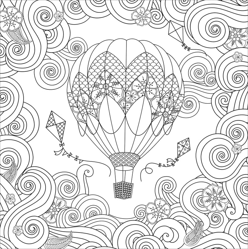 Boho Dreams Adult Coloring Book