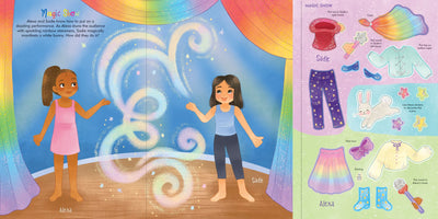 Rainbow Magic Sticker Doll Dress-Up Book