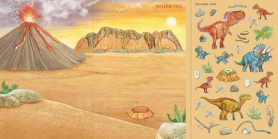 Sticker Scenes - Dinosaurs
