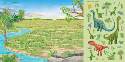 Sticker Scenes - Dinosaurs
