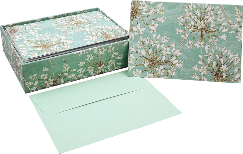 Allium Blossoms Note Cards