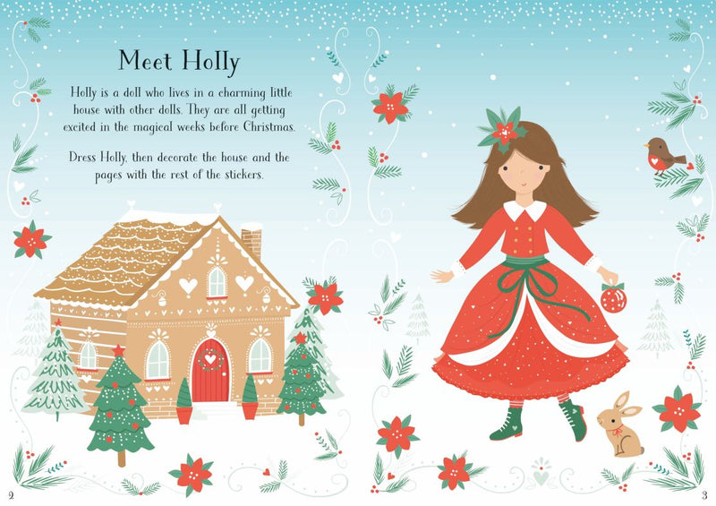 Little Sticker Dolly Dressing Christmas